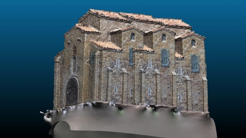 3D reconstruction of the original building